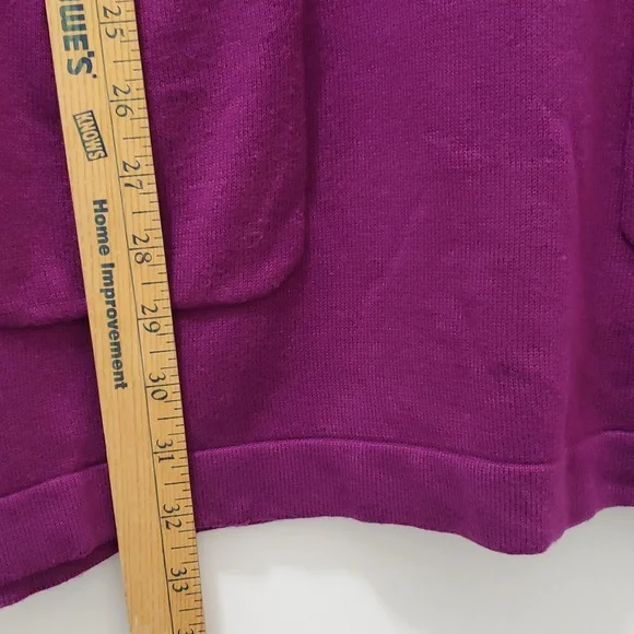 Tunic Sweater Medium Weight Cotton Blend Denim & Co - Picture 7 of 9